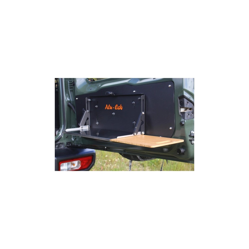 TABLE PLIANTE SUR PORTE ARRIERE ALU-CAB POUR SUZUKI JIMNY