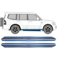 Réparation bas de caisse pour Mitsubishi Pajero 1999-2006 / Gauche + Droite