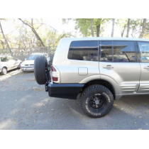 PARE CHOC ARRIERE F4X4 POUR MITSUBISHI PAJERO 3 LONG