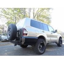 PARE CHOC ARRIERE F4X4 POUR MITSUBISHI PAJERO 3 LONG