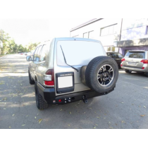 PARE CHOC ARRIERE F4X4 POUR MITSUBISHI PAJERO 3 LONG