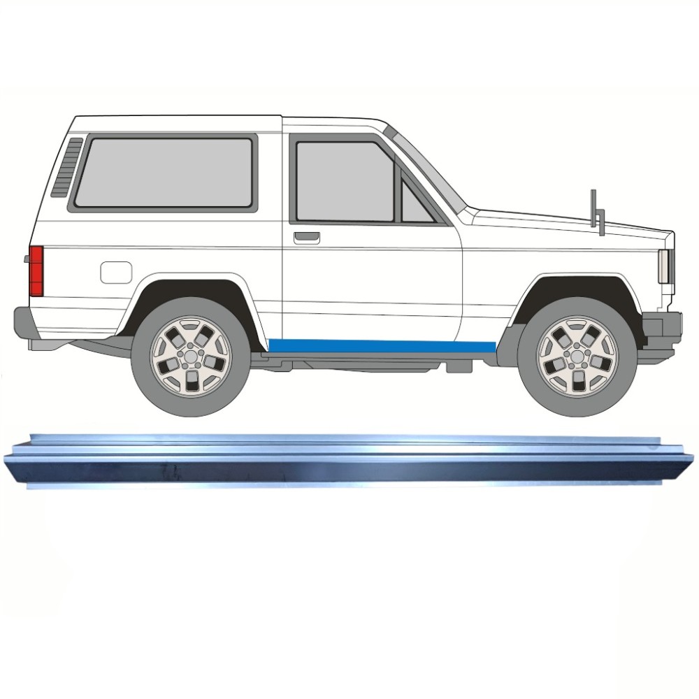 Réparation bas de caisse pour Nissan Patrol 1979-1993 / Gauche   Droite