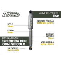 AMORTISSEUR ARRIÈRE +4cm B52 POUR  FIAT FULLBACK DISPO AOUT 2025