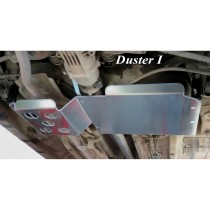 Ski de Protection de Réservoir et de Silencieux Arrière en Alu 6 mm pour Dacia Duster I et II Protection Renforcée