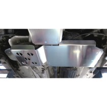 Ski de Protection de Réservoir et de Silencieux Arrière en Alu 6 mm pour Dacia Duster I et II Protection Renforcée