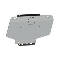 Ski de Protection de Sortie de Pare-Chocs Arrière en Alu 6 mm pour Dacia Duster (après 2013, sans AdBlue)
