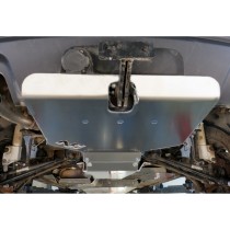 Ski de Protection de Sortie de Pare-Chocs Arrière en Alu 6 mm pour Dacia Duster (après 2013, sans AdBlue)