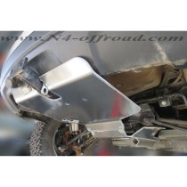 Ski de Protection de Sortie de Pare-Chocs Arrière en Alu 6 mm pour Dacia Duster (après 2013, sans AdBlue)