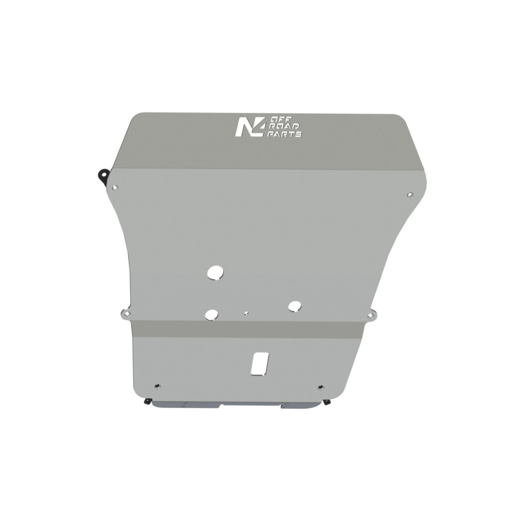 Ski de Protection Avant en Aluminium 8 mm pour Dacia Duster Toutes Versions (jusqu'au 12/2021) N4-Offroad
