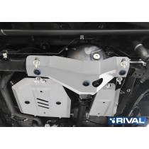 PLAQUE DE PROTECTION DE DIFFERENTIEL ARRIERE 6mm de marque RIVAL pour SUZUKI JIMNY 2018- (bO31)