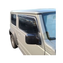 Déflecteurs d'aire de vitre avant pour Jimny après 2018-  montage collé