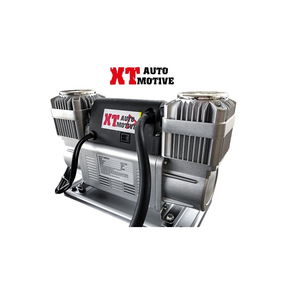 Compresseur d'air Bicylindre XT AIR Heavy Duty 12V - Ultra Haute Puissance 300 l/min DISPO JUILLET 2025
