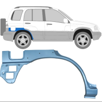 PASSAGE DE ROUE ARRIÈRE DROIT AVEC TROUS SUZUKI GRAND VITARA 1997-2005