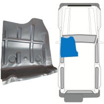 PANNEAU DE RÉPARATION DE PLANCHER AVANT / GAUCHE POUR SUZUKI SAMURAI 1981-2004