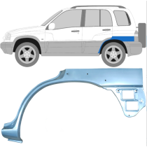 PASSAGE DE ROUE ARRIÈRE GAUCHE AVEC TROUS SUZUKI GRAND VITARA 1997-2005