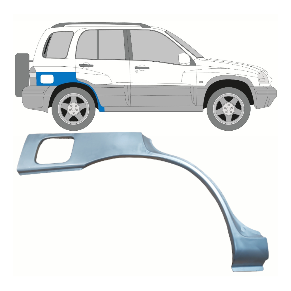 PASSAGE DE ROUE ARRIÈRE DROIT SUZUKI GRAND VITARA 1997-2005