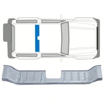 Panneau de réparation du plancher central pour Suzuki Samurai 1981-2004