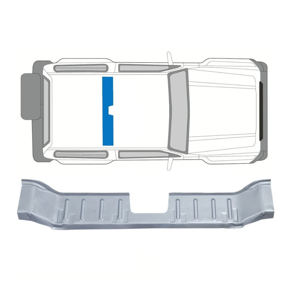Panneau de réparation du plancher central pour Suzuki Samurai 1981-2004