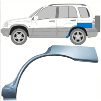 Panneau de réparation arc d'aile arrière / Gauche pour Suzuki Grand Vitara 1997-2005