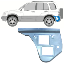Panneau de réparation arc d'aile arrière / Gauche pour Suzuki Grand Vitara 1997-2005
