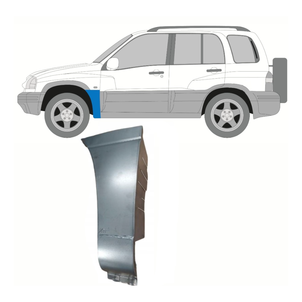 Panneau de réparation de laile avant Gauche pour Suzuki Grand Vitara 1997-2005