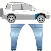 Panneau de réparation de laile avant Gauche + Droit / Ensemble pour Suzuki Grand Vitara 1997-2005
