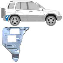 Panneau de réparation de la fixation du pare-chocs arrière Droit pour Suzuki Grand Vitara 1997-2005