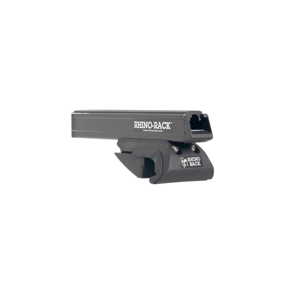Kit 2 barres de toit noire HD 1250mm avec pieds CXB Heavy Duty