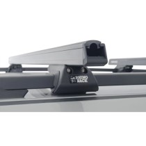 Kit 2 barres de toit noire HD 1250mm avec pieds CXB Heavy Duty