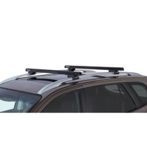 Kit 2 barres de toit noire HD 1250mm avec pieds CXB Heavy Duty