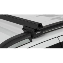 Kit 2 barres de toit noire HD 1250mm avec pieds CXB Heavy Duty