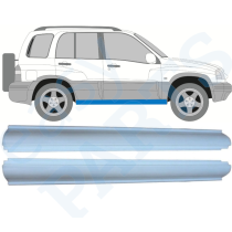 Réparation bas de caisse / Gauche   Droite (symétrique) / Ensemble pour Suzuki Grand Vitara (long) 1997-2005
