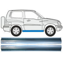 Réparation bas de caisse / Gauche   Droite (symétrique) / Ensemble pour Suzuki Grand Vitara (court) 1997-2005