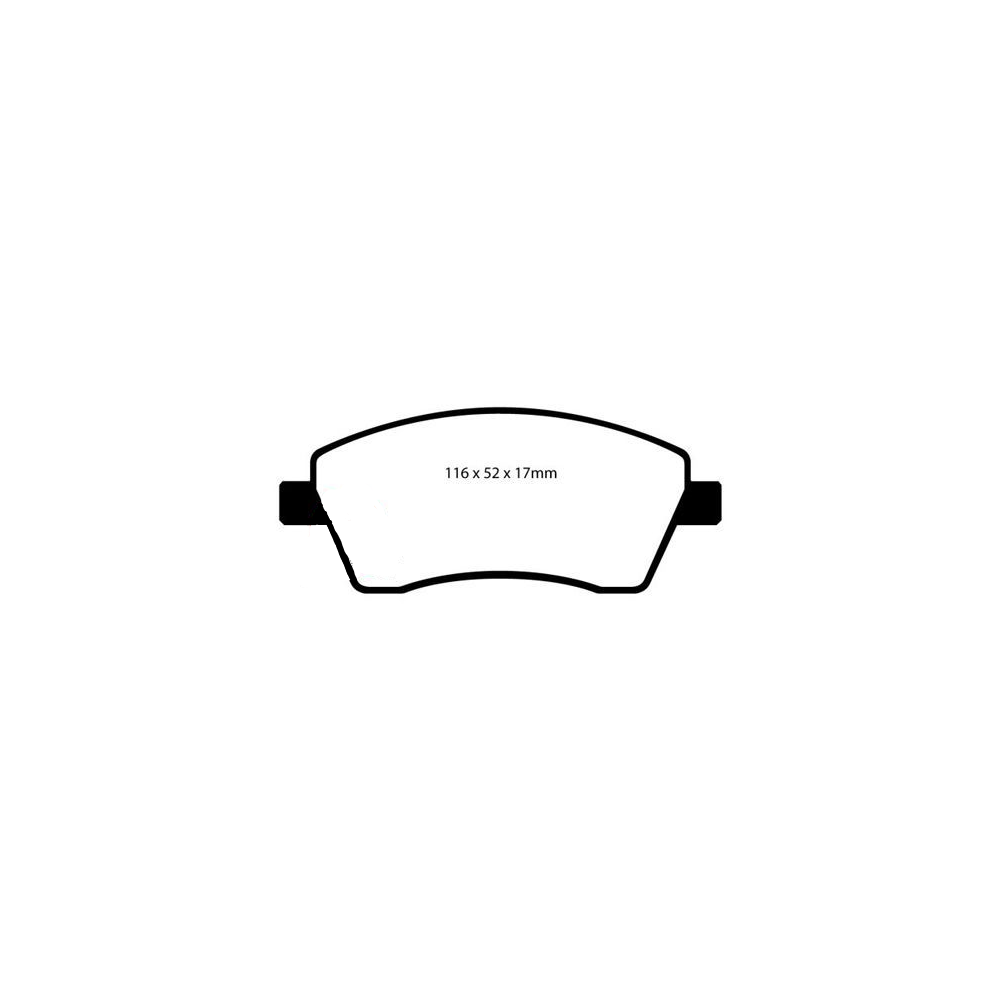 PLAQUETTES de FREIN Avant EBC Yellowstuff avec étrier LUCAS pour DACIA Duster PLAQUETTES de FREIN Avant EBC Yellowstuff avec étrier LUCAS pour DACIA Duster