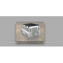 GALERIE DE TOIT MODULAIRE RIVAL EN ALUMINIUM NOIR POUR LAND ROVER DEFENDER 110 (1990-2016) (2675 x 1430 MM)