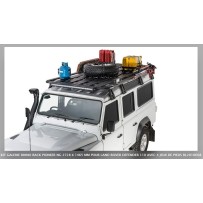GALERIE RHINO RACK PIONEER NG 2728 X 1465 MM POUR LAND ROVER DEFENDER 110 AVEC 4 JEUX DE PIEDS RL2010DS8