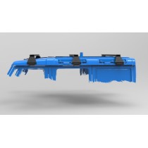 KIT 3 BARRES DE TOIT RHINO RACK RECONN - DECK NOIRES 1500 MM ET PIEDS POUR INEOS GRENADIER