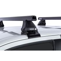 Kit 2 barres de toit Heavy Duty noire 1250mm série 2500 Toyota Hilux Revo 2015-