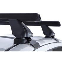 Kit 2 barres de toit Heavy Duty noire 1250mm série 2500 Toyota Hilux Revo 2015-