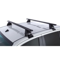 Kit 2 barres de toit noire Vortex 1260mm avec pieds 2500 Toyota Hilux Revo 2015-