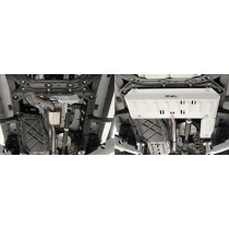 KIT DE 2 BLINDAGES SOUS MOTEUR et BOITE DE TRASNFERT ALUMINIUM 6 MM RIVAL POUR INEOS GRENADIER