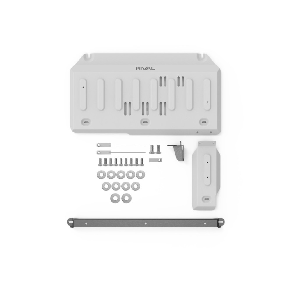 BLINDAGE SOUS BOITE DE TRANSFERT ALUMINIUM 6 MM RIVAL POUR INEOS GRENADIER