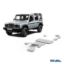 KIT DE BLINDAGES TOTAL EN ALUMINIUM 6 MM RIVAL POUR INEOS GRENADIER