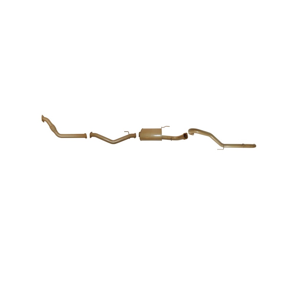 Ligne d'échappement complète en Inox 3" après turbo King Brown Toyota Land Cruiser HDJ100 Ligne d'échappement complète en Inox 3" après turbo King Brown Toyota Land Cruiser HDJ100