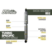 AMORTISSEUR ARRIÈRE B52 OFF ROAD POUR SUZUKI GRAND VITARA