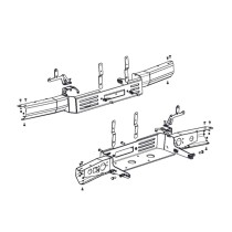 PARE CHOC AVEC KIT DE MONTAGE INTEGRE POUR TREUIL POUR MERCEDES G460/461/463