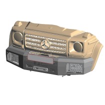 PARE CHOC ET KIT DE MONTAGE INTEGRE POUR TREUIL POUR MERCEDES G350 ET G500 A PARTIR DE 2016