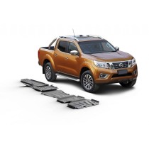 BLINDAGES ALUMINIUM 6 MM RIVAL LE KIT DE 5 PIECES POUR NISSAN NAVARA D23 NP300 A PARTIR DE 2015