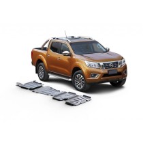 BLINDAGES ALUMINIUM 6 MM RIVAL LE KIT DE 4 PIECES POUR NISSAN NAVARA D23 NP300 A PARTIR DE 2015
