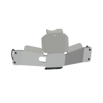 Blindage de protection de nez de pont arrière en aluminium de 8mm pour Nissan Navara D23 après 2019